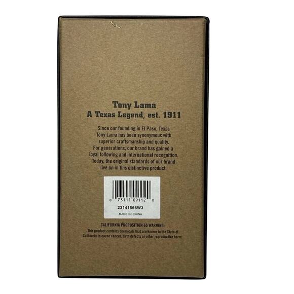 Tony Lama Rodeo Wallet RFID Genuine Leather Western Aztec Bifold NEW IN BOX - Picture 7 of 8